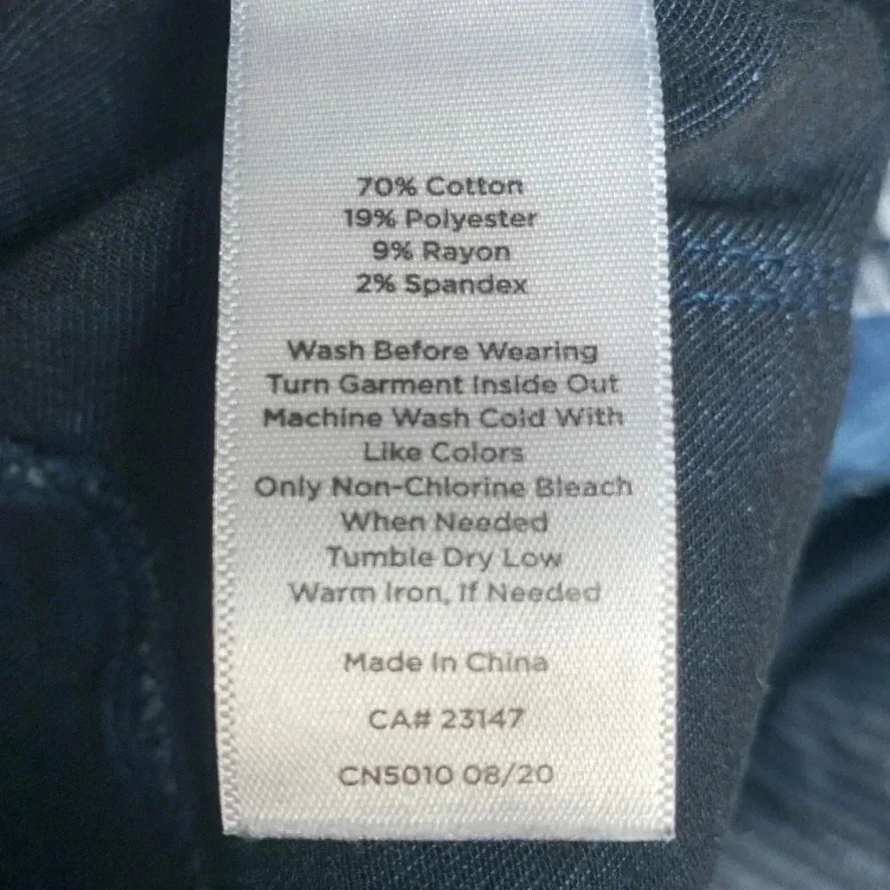 Talbots Jeans Jegging stretchy light wash denim size 4 - Picture 4 of 6